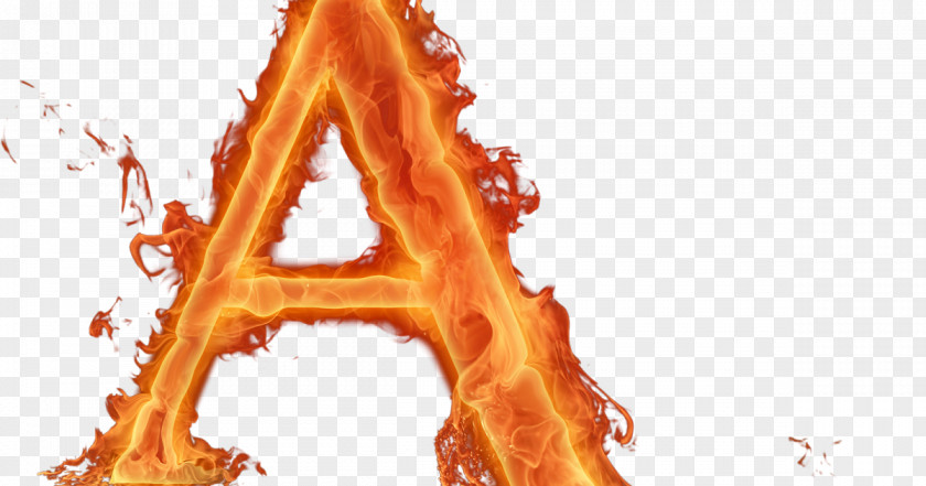 Flame Letter Fire Alphabet Font PNG