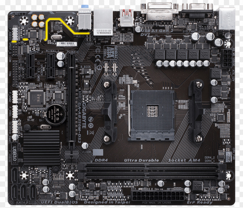 Intel Gigabyte LGA1151 ATX Motherboard GIGABYTE GA-B250M-DS3H LGA 1151 PNG