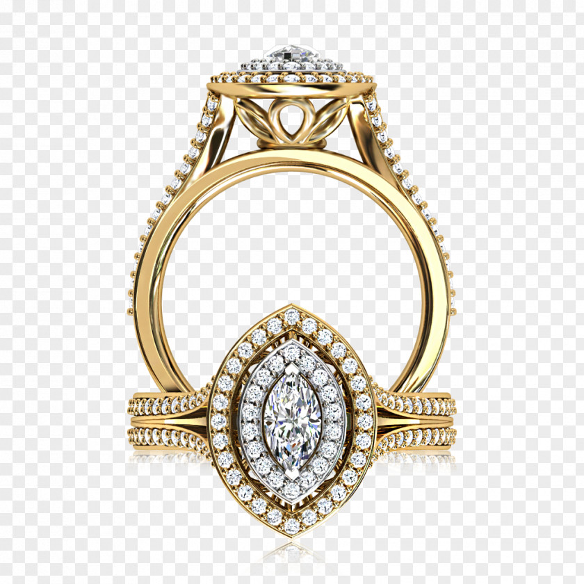 Marquise Diamond Ring Settings Jewellery Cleveland Browns Gold PNG