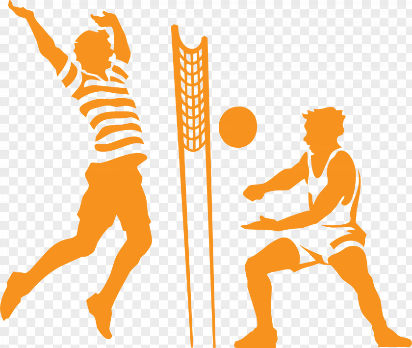 Play Beach Volleyball Man PNG
