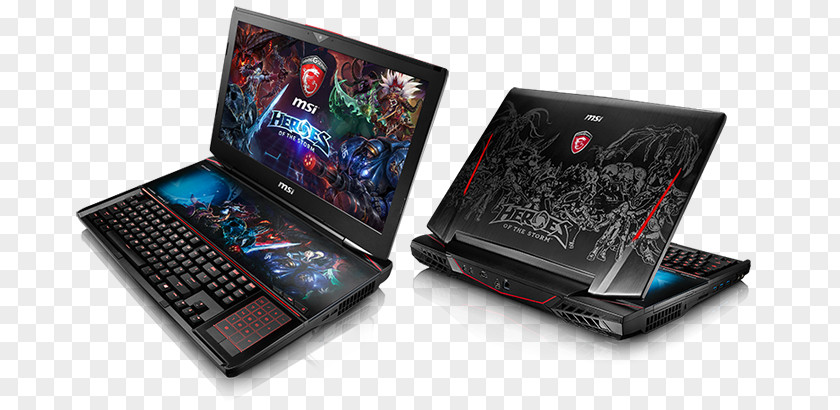 Promotion Presentation Laptop Heroes Of The Storm MSI GT80S Titan SLI Scalable Link Interface PNG
