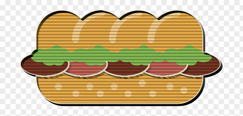 Sandwich Icon Gastronomy Set PNG