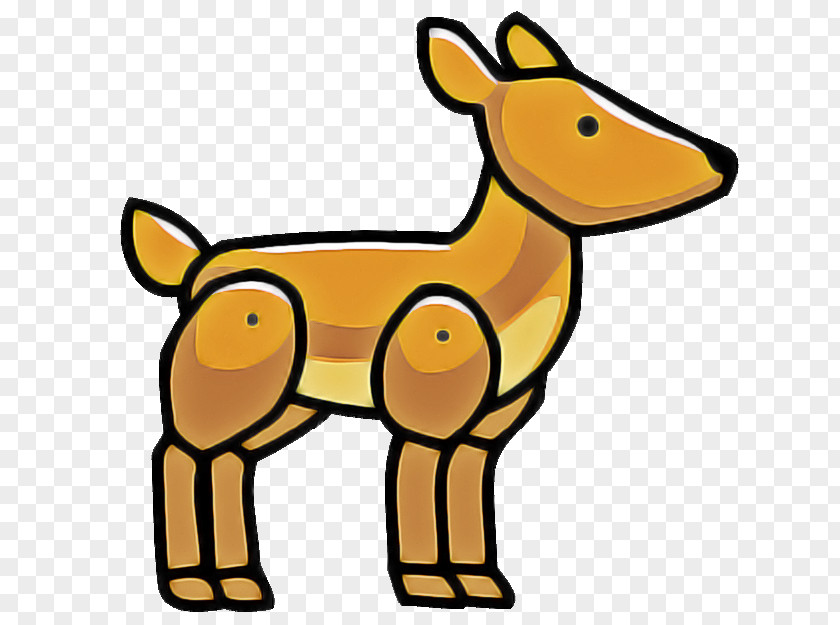 Animal Figure Yellow Wildlife Snout Tail PNG