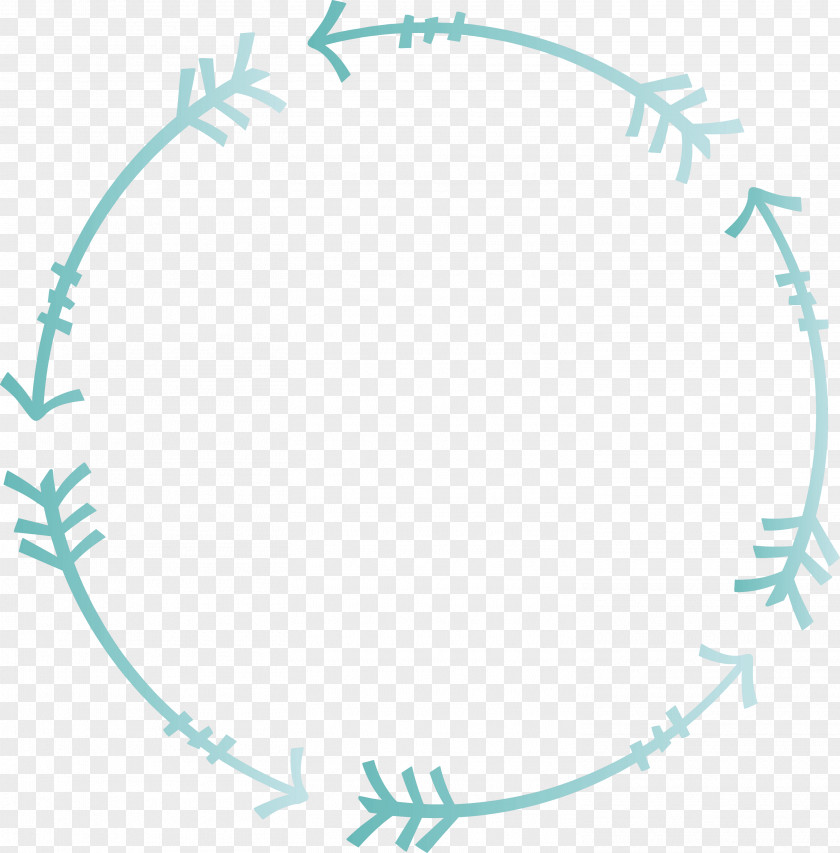 Boho Arrow Frame PNG