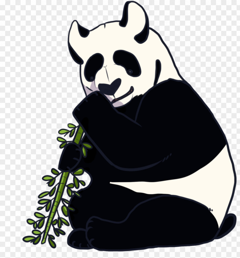 Cat Giant Panda Character Clip Art PNG