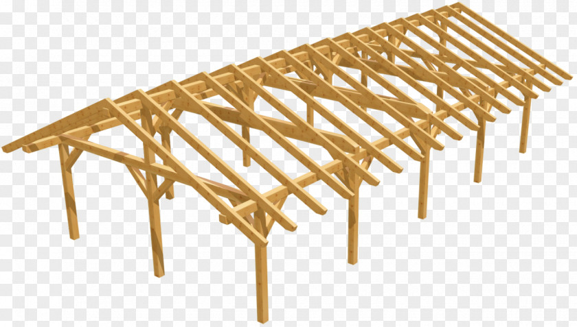 Garage Carport Gable Roof Architectural Engineering Wood PNG