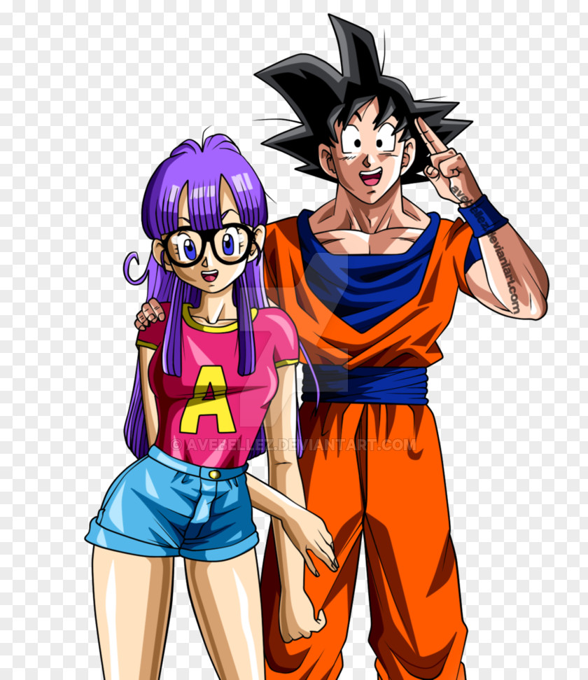 Goku Arale Norimaki Bulma Chi-Chi Vegeta PNG