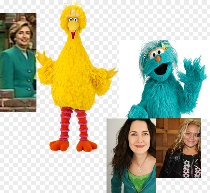 Hillary Clinton Big Bird Oscar The Grouch Mr. Snuffleupagus Puppeteer Muppets PNG