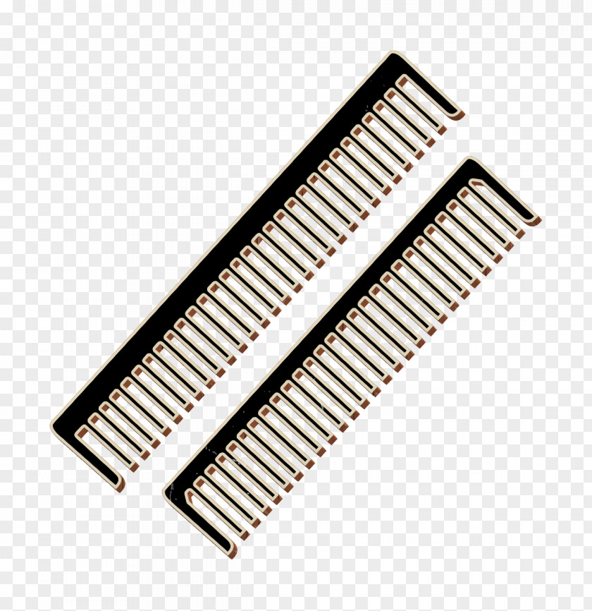 Tools And Utensils Icon Hair Salon Combs Couple PNG