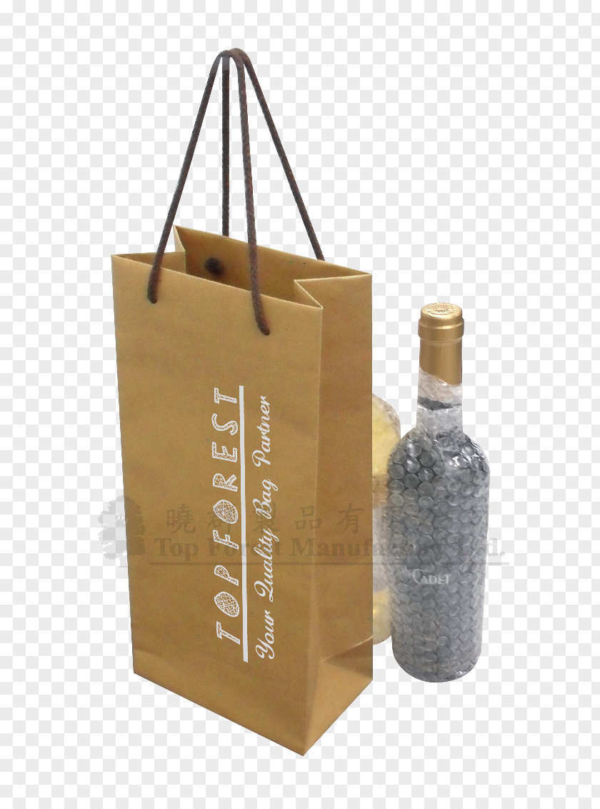 Wine Paper Bag Box Bottle PNG
