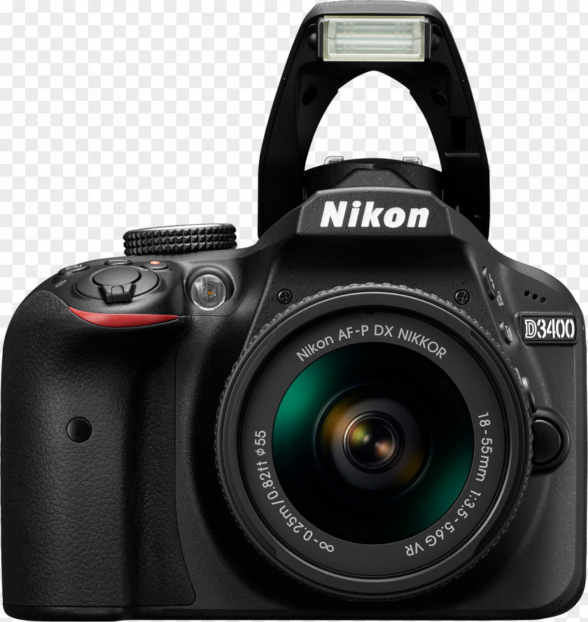 Camera Nikon D3400 Digital SLR AF-S DX Zoom-Nikkor 18-55mm F/3.5-5.6G Canon EF-S 18–55mm Lens PNG
