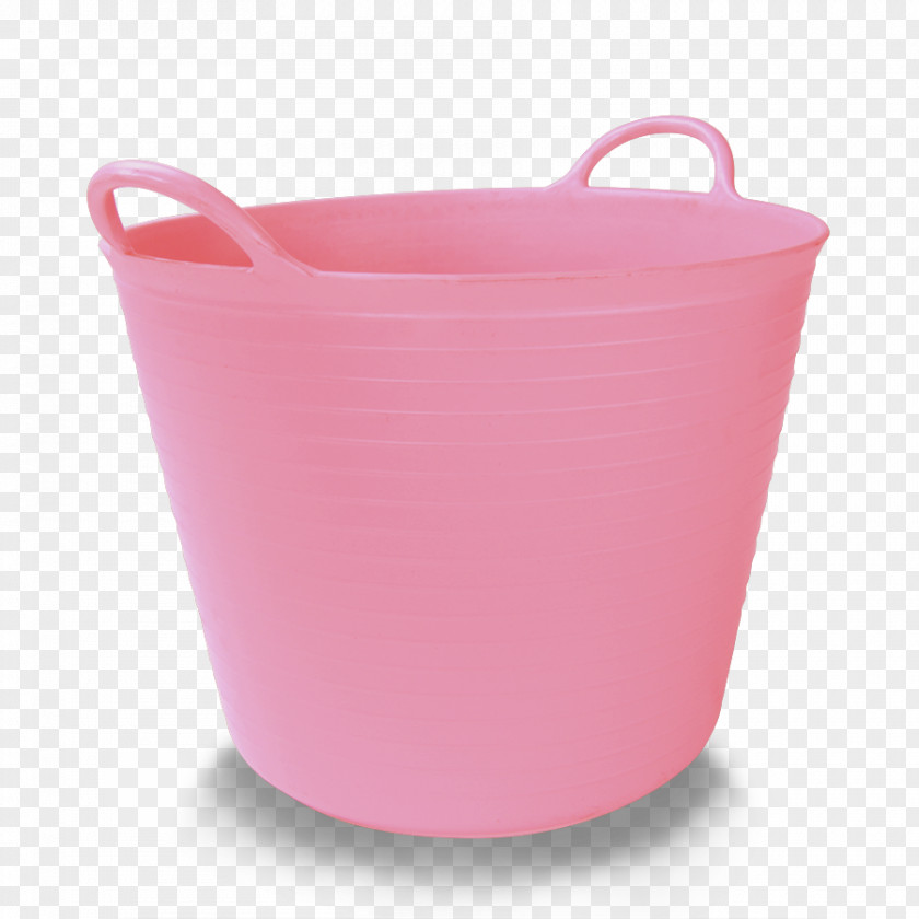Design Plastic Flowerpot Pink M PNG