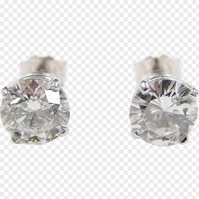 Diamond Stud Earrings Earring Body Jewellery Gold Crystal PNG