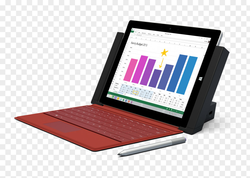 Microsoft Surface Pro 3 4 PNG