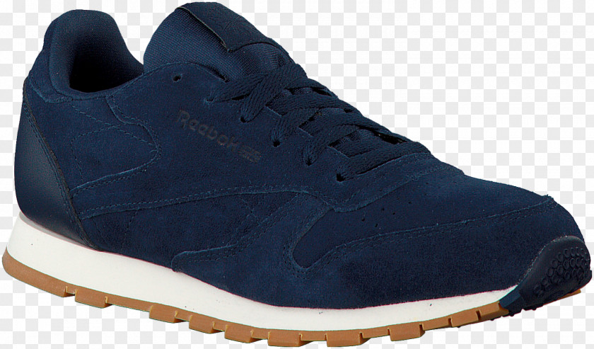 Reebok Sneakers Shoe Blue Suede Leather PNG