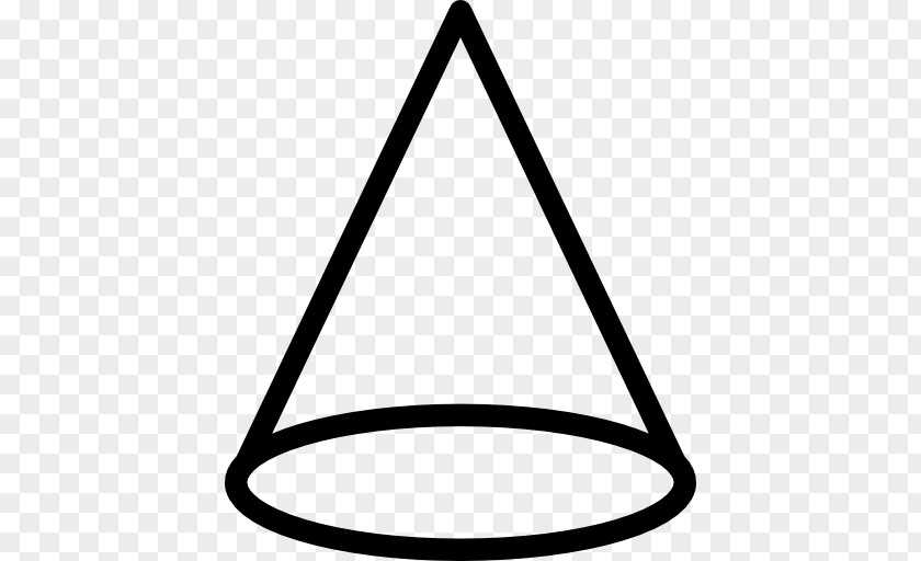 Shape Cone Geometry Area PNG