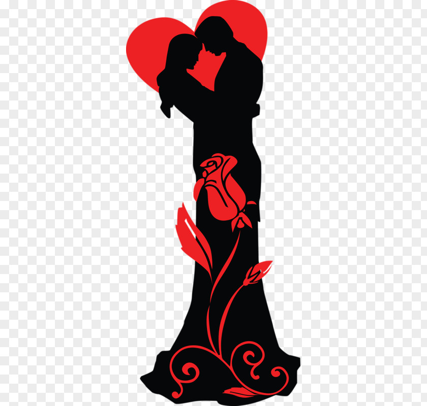 Valentine Silhouette Couple Love Clip Art PNG