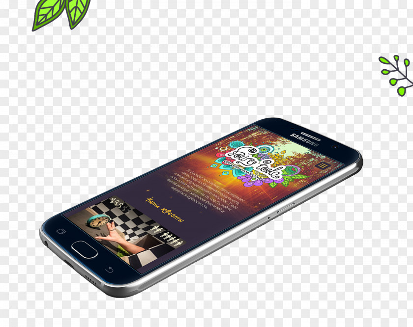 Phone Leaves Smartphone Feature Mobile Telephone PNG