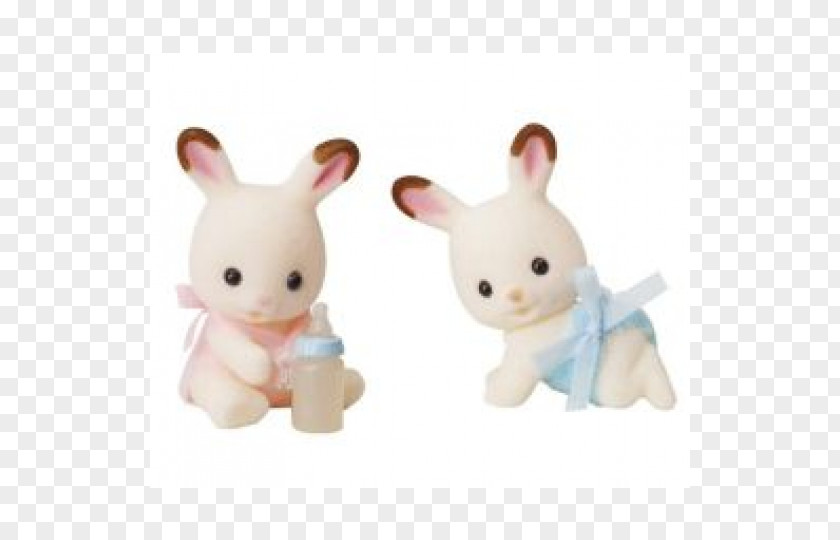 Small Hamster Domestic Rabbit Hare Sylvanian Families Doll PNG