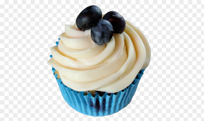 Blueberry Cream Cake Ice Cupcake Cheesecake Muffin PNG