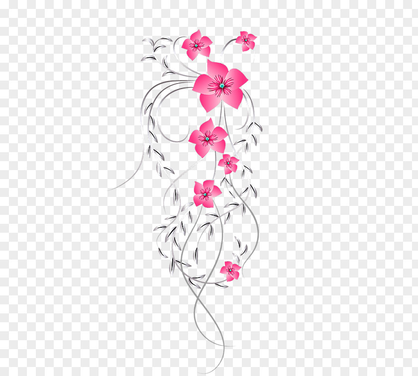 Flower Floral Design Pink Cut Flowers PNG
