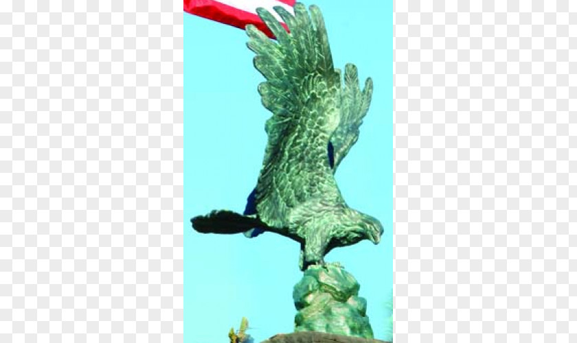 Freedom Eagle Brass Drinking Fountains Statue PNG