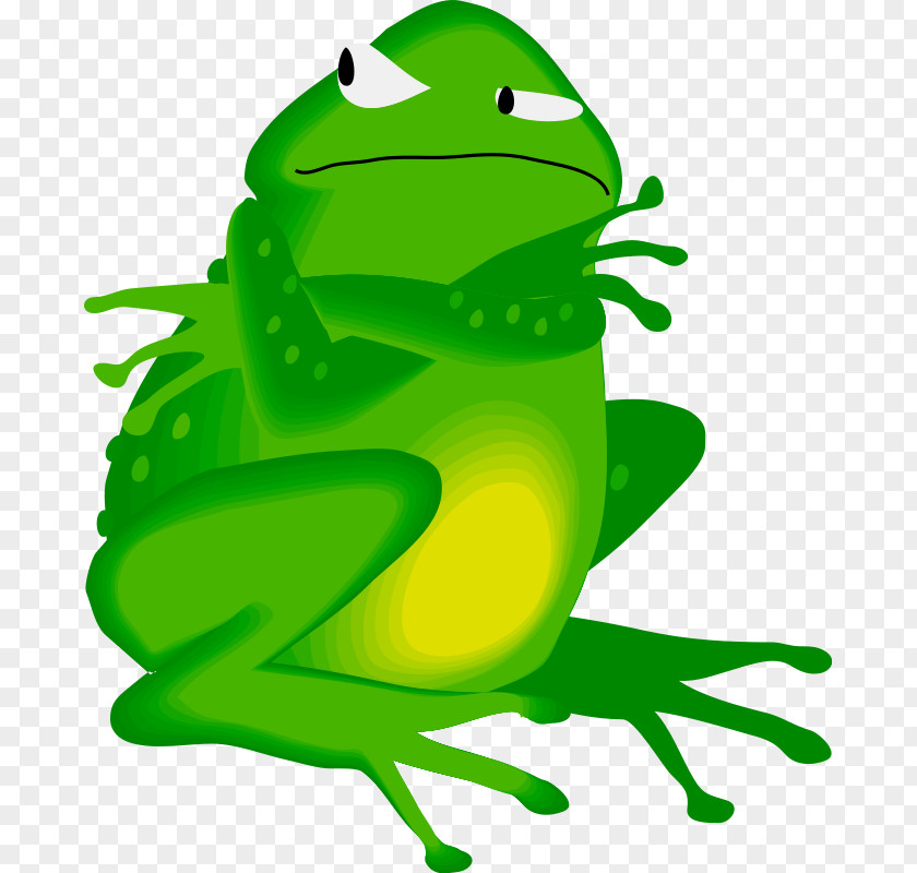 Frog On Lily Pad Clipart Edible Amphibian Clip Art PNG
