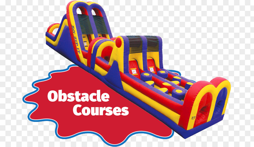Obstacle Course Inflatable Bouncers Water Slide Clip Art PNG