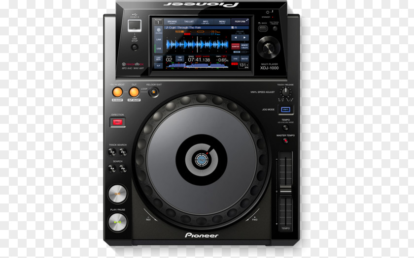 Pioneer DJ XDJ-1000 Disc Jockey CDJ Audio Mixers PNG
