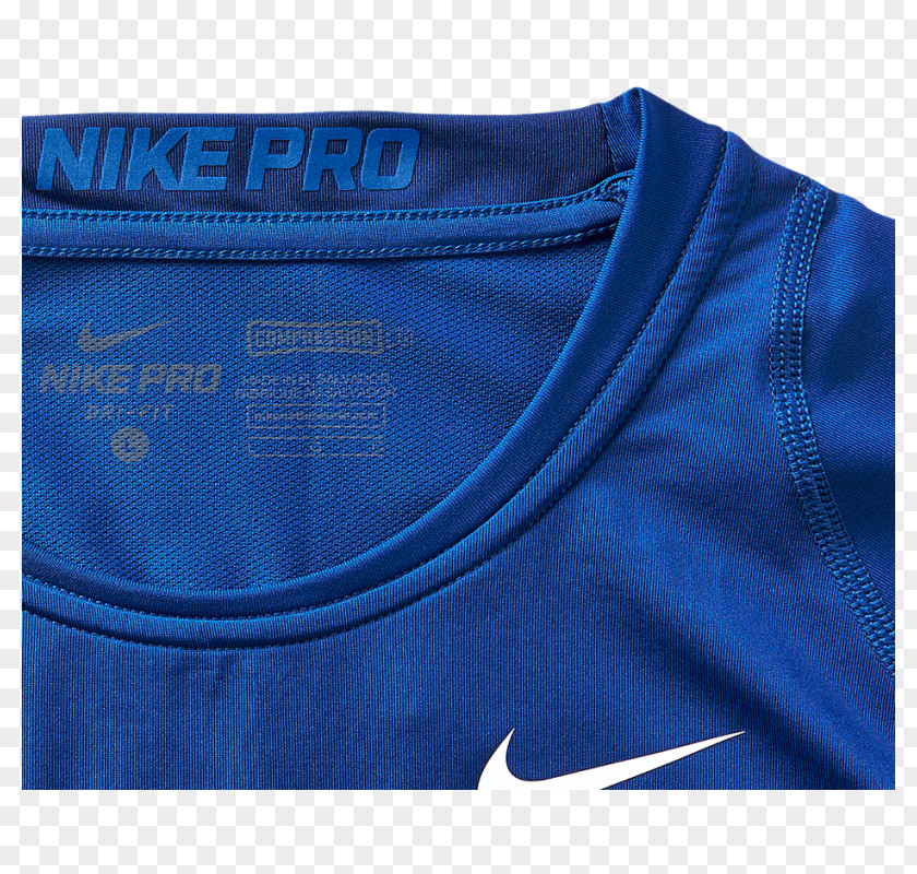 T-shirt Cobalt Blue Nike Sleeve PNG