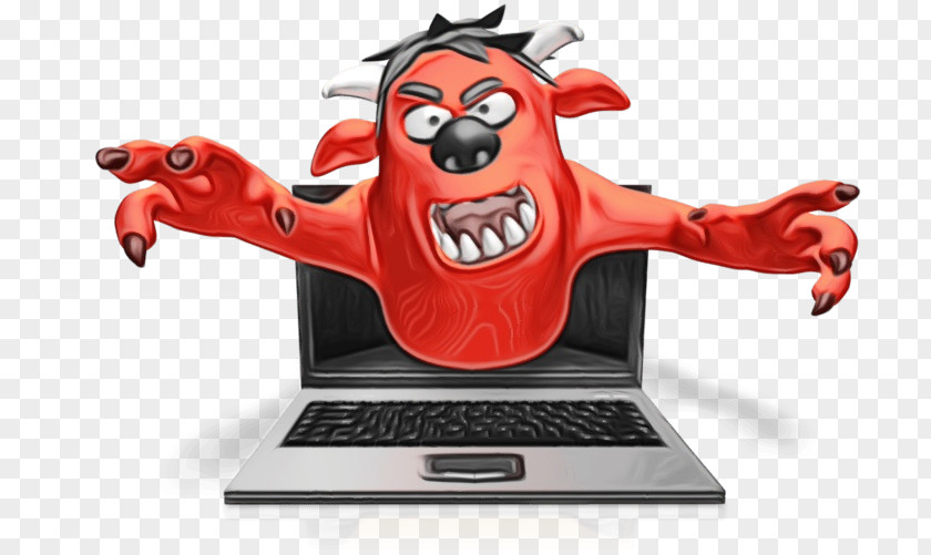 Telephone Demon Laptop Background PNG
