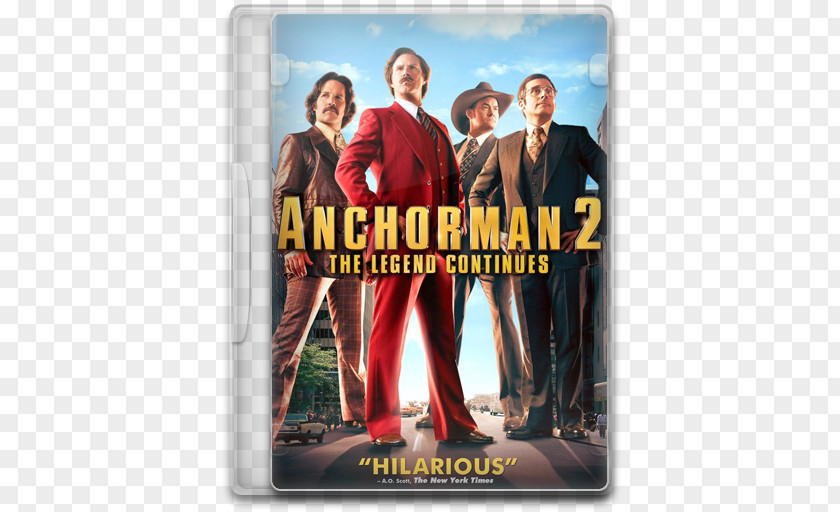 Anchorman 2 The Legend Continues Poster Muscle Album Cover Advertising Film PNG