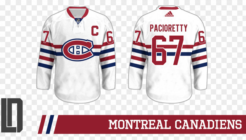 Montreal Canadiens Sports Fan Jersey T-shirt Logo Outerwear Sleeve PNG
