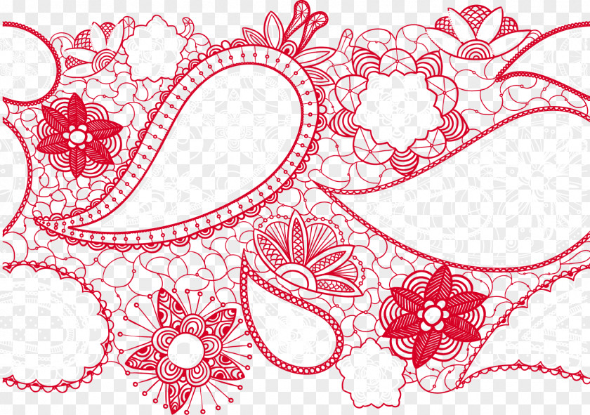 Vector Lace Pattern PNG