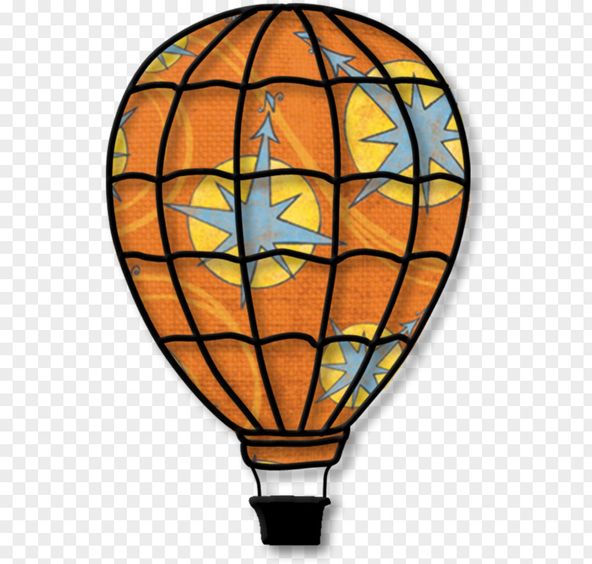 Brown Cartoon Hot Air Balloon Decoration Kite Idea PNG