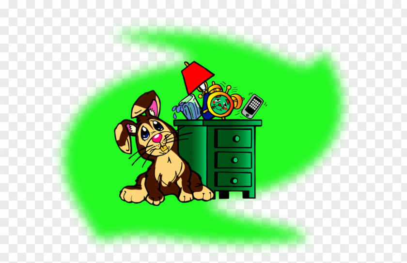 Cartoon Characters And Alarm Clock Desktop Wallpaper Green Character PNG