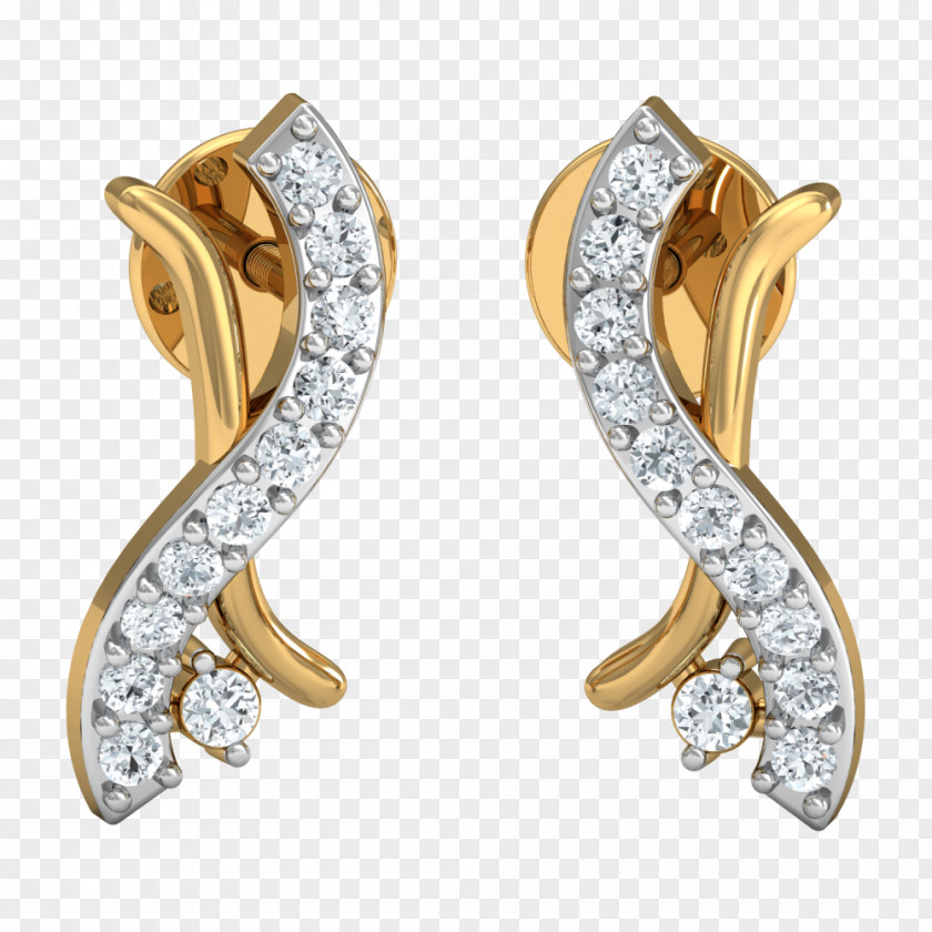 Jewellery Earring Diamond Colored Gold PNG