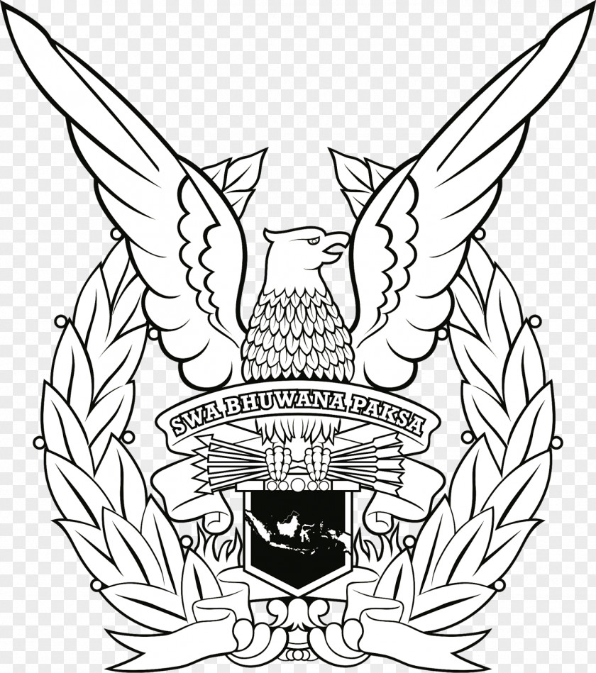 Military Indonesian Air Force Swa Bhuwana Paksa National Armed Forces Logo PNG