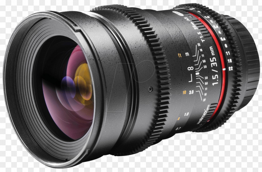 Camera Lens Canon EF Mount Samyang 35mm F1.4 AS UMC Wide-angle Focal Length PNG