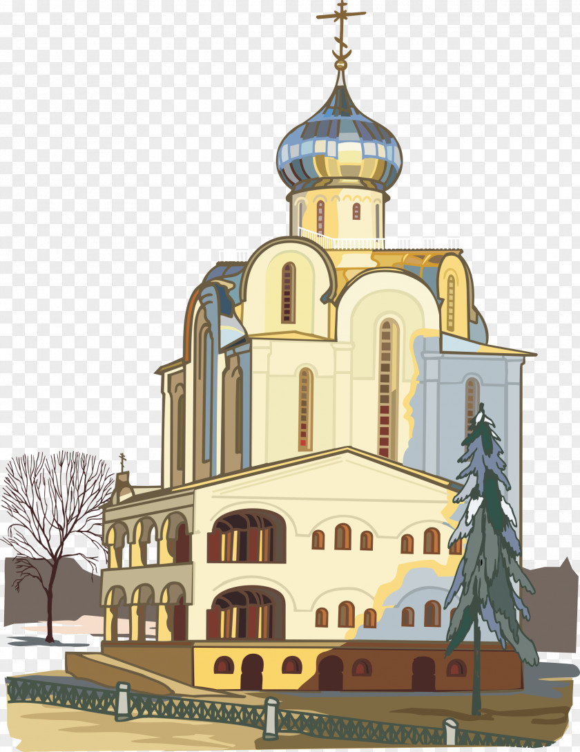 Castle Saint Basils Cathedral Temple Eastern Orthodox Church Architecture Clip Art PNG
