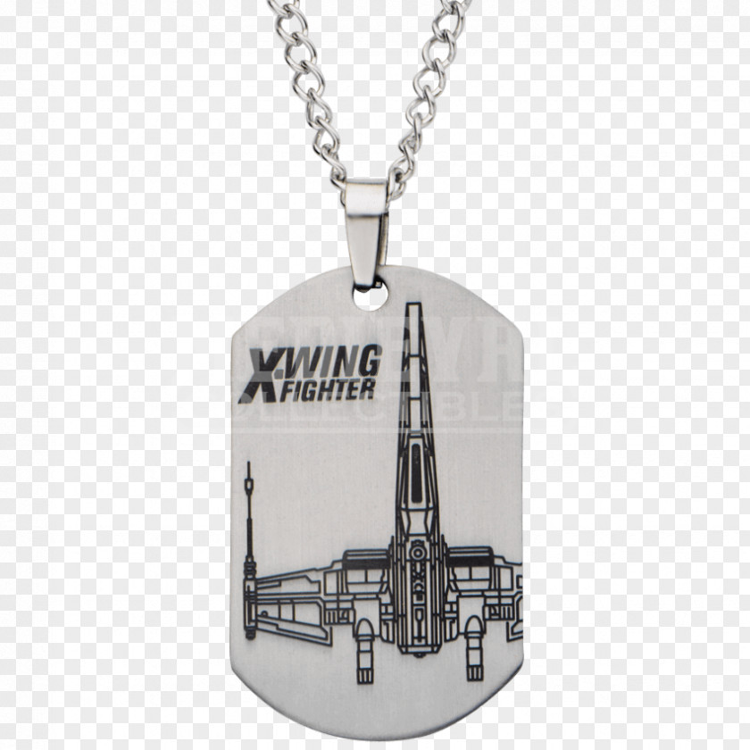Dog Necklace Stormtrooper Anakin Skywalker Locket X-wing Starfighter Charms & Pendants PNG