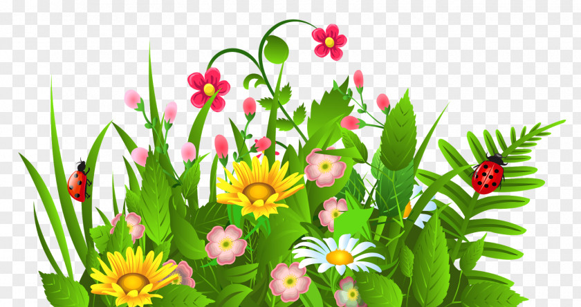 Green Garden Cliparts Flower Clip Art PNG