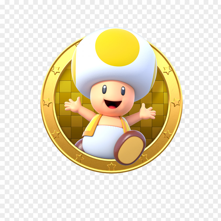 Mario Bros Party Star Rush Bros. 9 Toad PNG