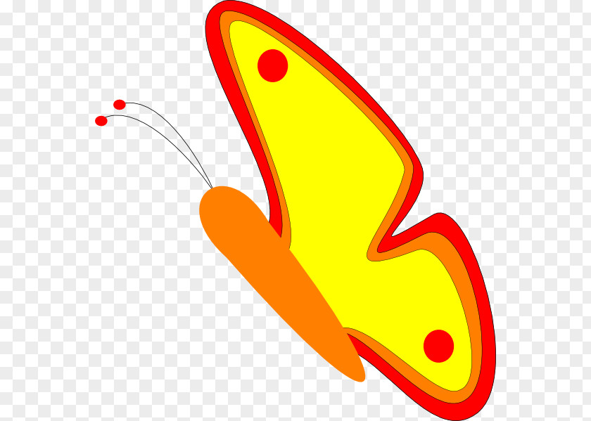 Red Butterfly Clip Art PNG