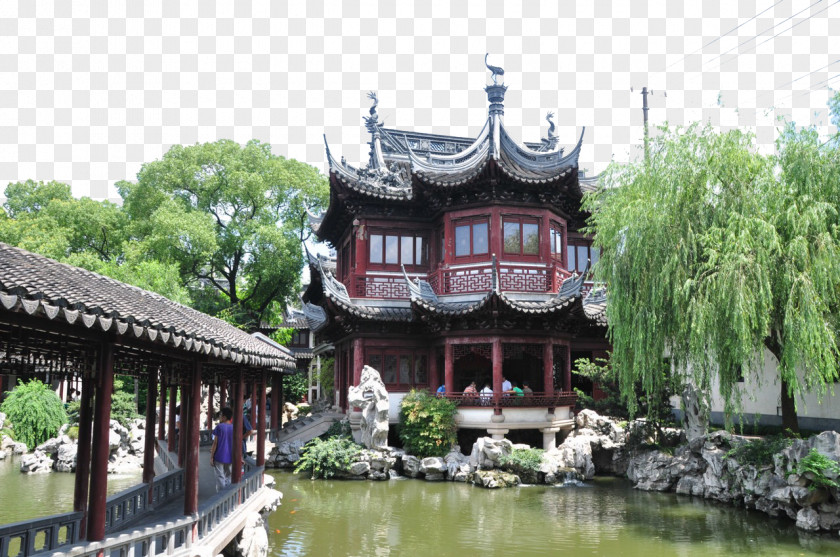 Shanghai Ancient Town Yu Garden City God Temple Of Zhujiajiao Nanjing Road Nanxiang PNG