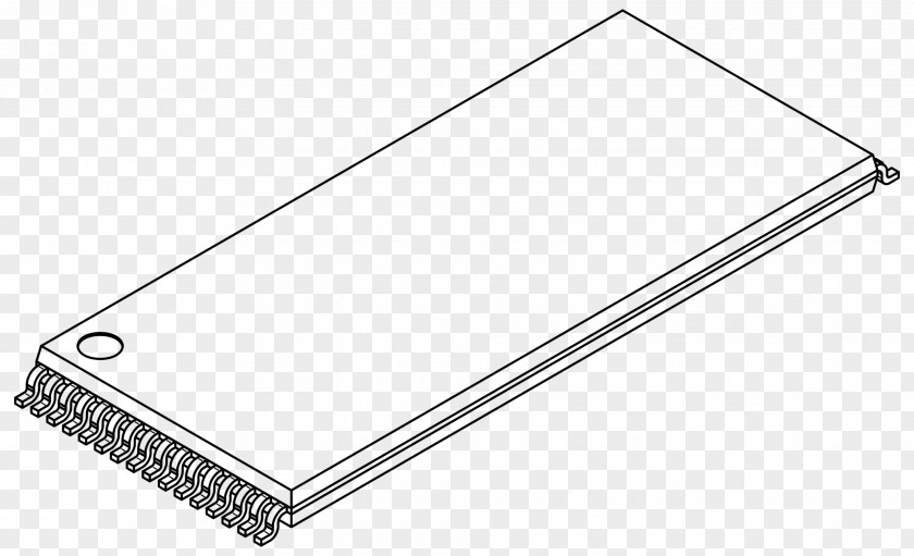 Thin Small Outline Package Integrated Circuit Surface-mount Technology Lead Circuits & Chips PNG