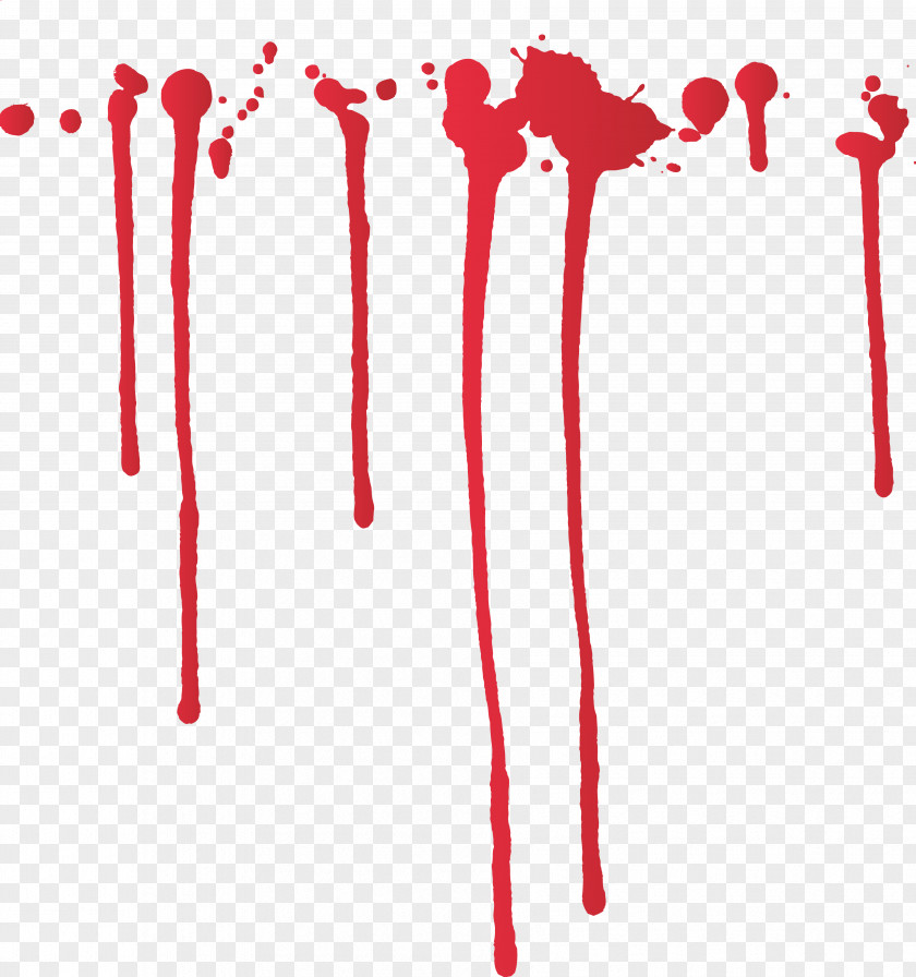 Blood Flowing Over A Large Area Ink Paint Splatter Film PNG