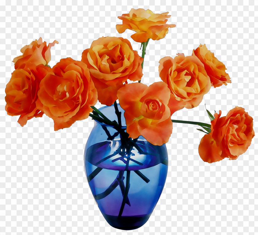 Garden Roses Cut Flowers Floral Design Vase PNG