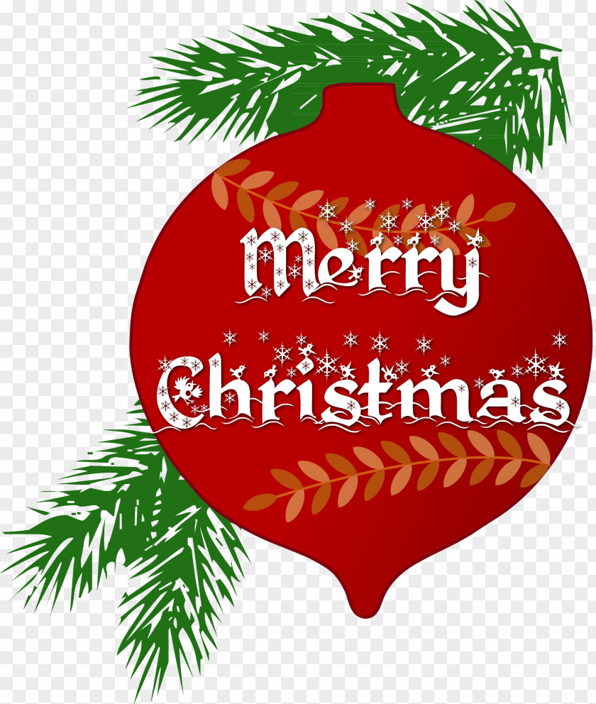 Merry Christmas Tree Ornament Text Carol PNG