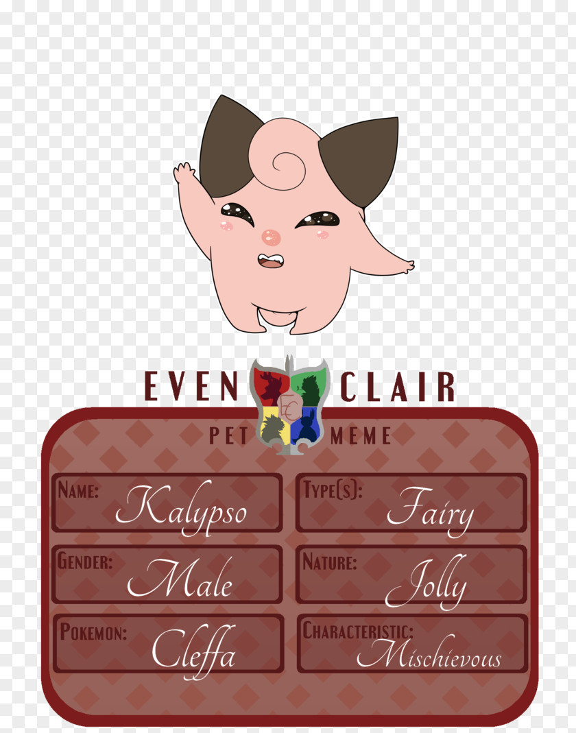 Pig Illustration Cartoon Font PNG